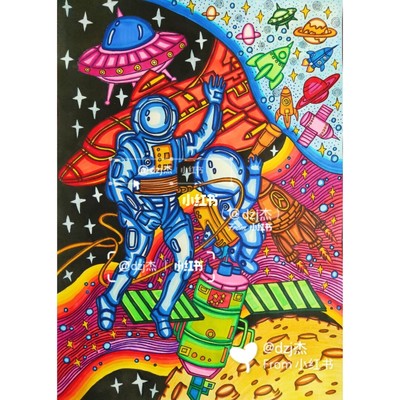 科技画画作品 4k