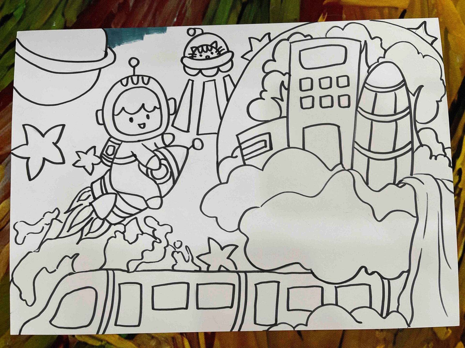 科技画作品图片大全简单又漂亮横版